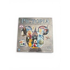 Disney Pictopia Picture Trivia Family Board Game Wonder Forge 1000 Questions new